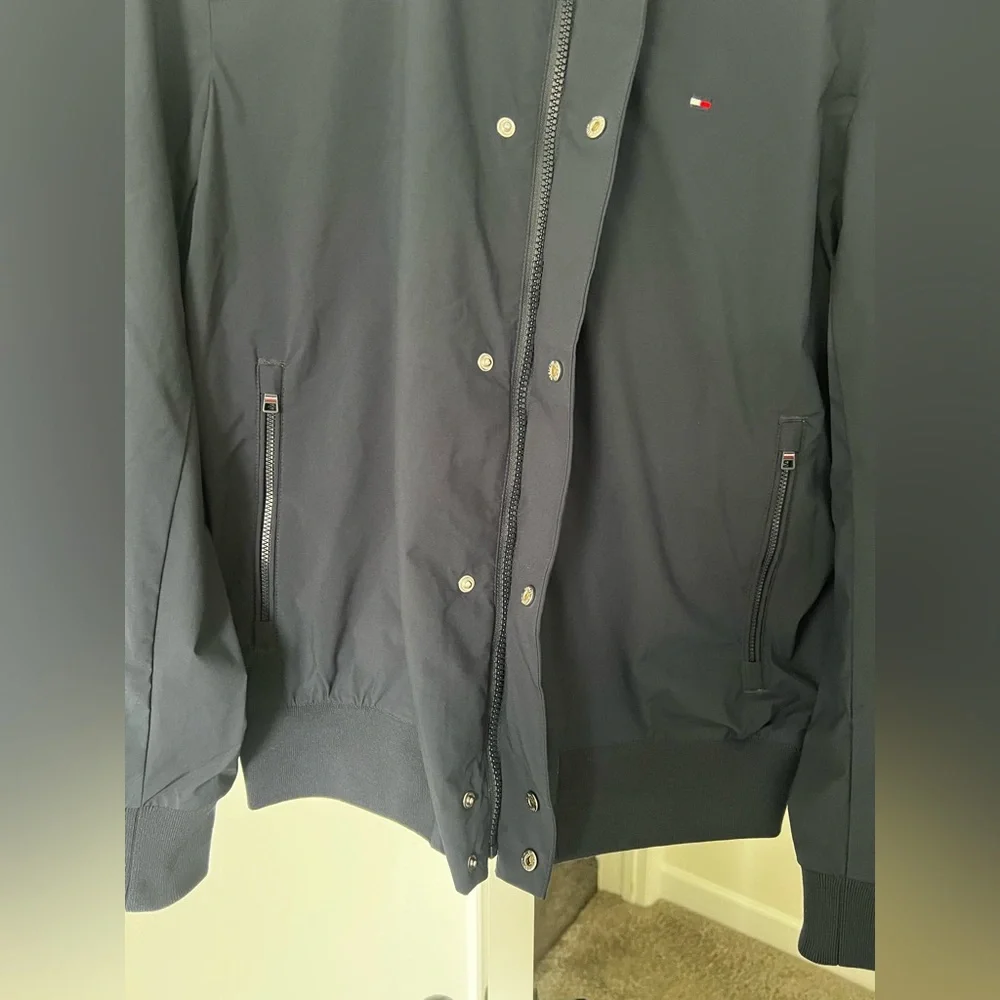 Tommy Hilfiger Men's Blue Bomber Jacket